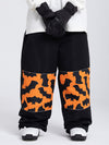 Women's Swaggy Knee Reflective Graphic Panel Cargo Snow Pants