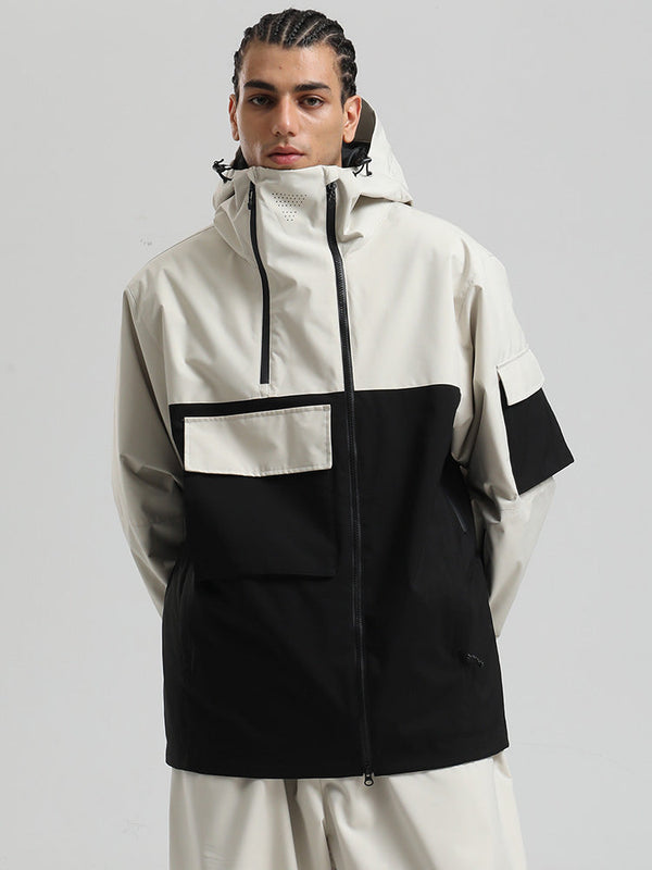 Men's Gsou Snow Terrain Flow FlexZip Hybrid Cargo Snowboard Jacket