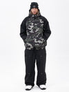 Men's Freestyle Mountain Camo Snow Suit – Bomber Jacket & Baggy Pants Set