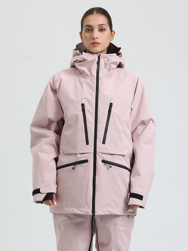 Women's Gsou Snow Durable Mountain Pro All Function Cargo Snow Jacket ...