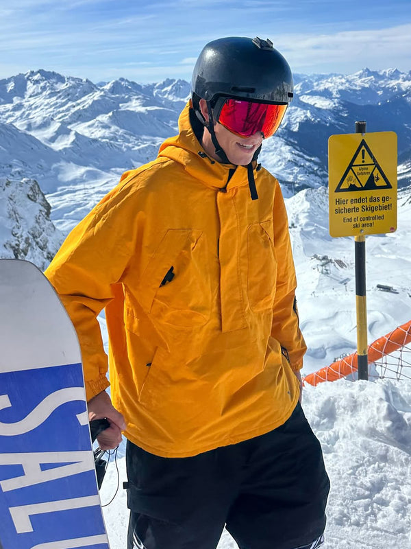 Men's Mountain Freerider Baggy Anorak Snowboard Jacket