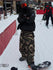 Men's Double Knee Mountain Freestyle Baggy Camo Snow Pants