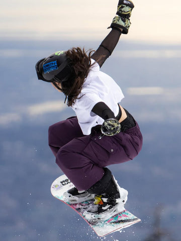 Women's Mountain Chill Swag Cargo Pockets Baggy Snow Pants