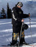 Women's Swaggy Knee Reflective Graphic Panel Cargo Snow Pants