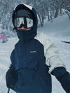 Men's Mountain Freestyle Cargo Pocket Bomber Camo Snowboard Jacket
