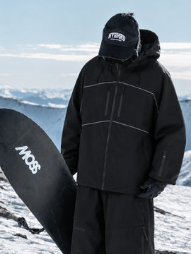 Men's Reflective Freestyle Snowboard Jacket – Nightline Park Rider
