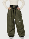 Women's Camden Punk Rivet Street Utility Cargo Snowboard Pants – Baggy Freestyle Fit