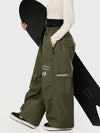 Women's Camden Punk Rivet Street Utility Cargo Snowboard Pants – Baggy Freestyle Fit