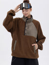 Women's Mountain-Ready Faux Sherpa Adventure Pullover Warm Fleece Sweater