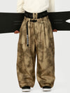 Men's Urban Vibe Workwear-Inspired Rivet-Trim Wide Fit OG Baggy Snowboard Pants