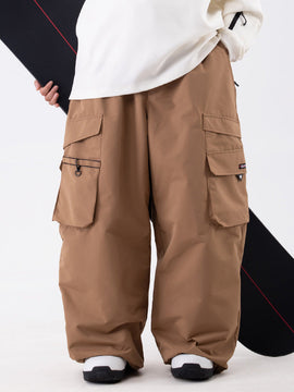 Men's Wild Soul Steeze ParkRider Multi-Pocket Utility Baggy Snow Pants