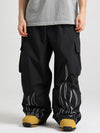 Men's Gsou Snow Furious Spark Reflective Fire Cargo Snow Pants