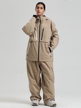 Women's Gsou Snow Durable Mountain Pro Winter Function Cargo Snow Suits