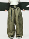 Women's Urban Vibe Workwear-Inspired Rivet-Trim Wide Fit OG Baggy Snowboard Pants