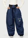 Women's Camden Punk Rivet Street Utility Cargo Snowboard Pants – Baggy Freestyle Fit