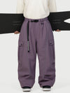 Men's Wild Motion Reflective Cargo Pockets Extra Baggy Snowboard Pants