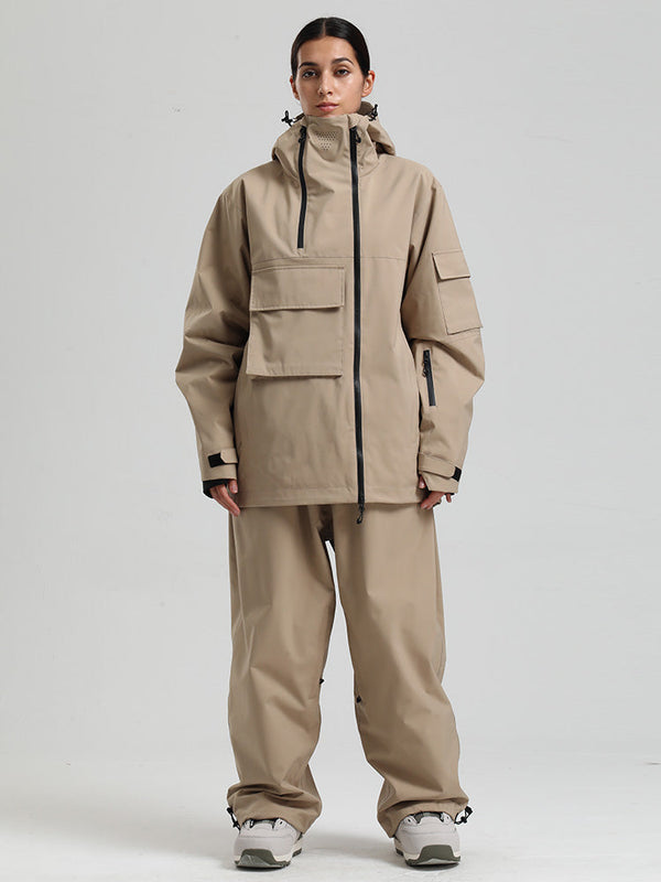 Women's Gsou Snow Terrain Flow FlexZip Hybrid Cargo Snowboard Suits