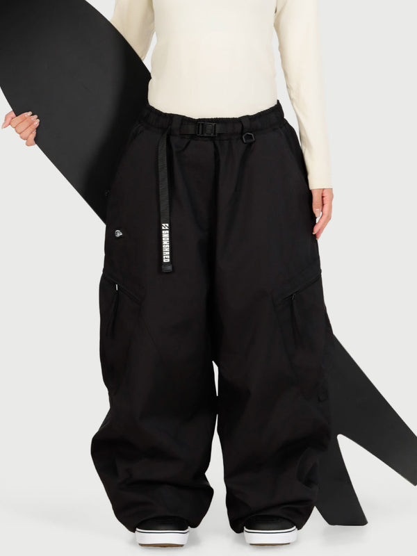 Women's TerrainFlex Freestyle Oversized Cargo Snowboard Pants – Crew Edition
