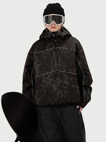 Women's Reflective Freestyle Snowboard Jacket – Nightline Park Rider