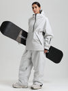 Women's Gsou Snow Durable Urban Vibe Pullover Anorak Snowboard Suits