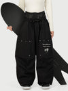 Women's Camden Punk Rivet Street Utility Cargo Snowboard Pants – Baggy Freestyle Fit