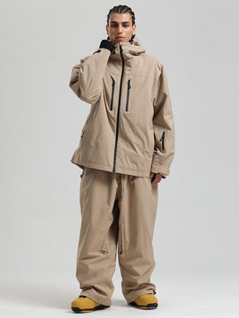 Men's Gsou Snow Durable Mountain Pro Insulated Wind Armor Snow Suits