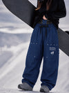 Women's Camden Punk Rivet Street Utility Cargo Snowboard Pants – Baggy Freestyle Fit