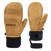 Women's Gsou Snow Goat Leather All Weather Snowboard Gloves Mittens