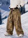 Men's Urban Vibe Workwear-Inspired Rivet-Trim Wide Fit OG Baggy Snowboard Pants