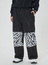 Women's Swaggy Knee Reflective Graphic Panel Cargo Snow Pants