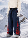 Men's Hyper Flux Graffiti Panel Reflective Jogger Baggy Snowboard Pants