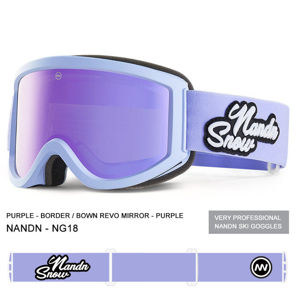 Nandn Unisex FreedomShade Trendy Snow Goggles