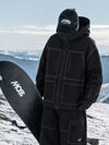 Men's UrbanCraft Street Utility Freestyle Snow Jacket – Reflective Hood & Workwear Design