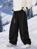 Men's Wild Motion Reflective Cargo Pockets Extra Baggy Snowboard Pants