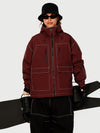 Women's UrbanCraft Street Utility Freestyle Snowboard Jacket – Reflective Hood & Workwear Style