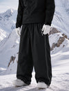 Men's Hyper Flux Side Zip Graffiti Panel Extra Baggy Freestyle Snow Pants