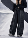Women's Wild Motion Reflective Colorblock Extra Baggy Snow Pants