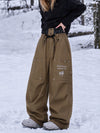 Women's Camden Punk Rivet Street Utility Cargo Snowboard Pants – Baggy Freestyle Fit
