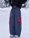 Women's Park Rider Hyper Flux Urban Graffiti Cargo Freestyle Baggy Snowboard Pants