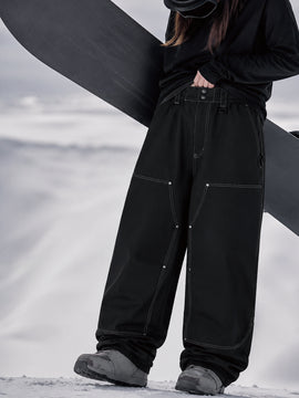 Women's UrbanCraft Freeride Utility Baggy Ski Pants with Reinforced Panels