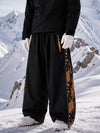 Men's Hyper Flux Side Zip Graffiti Panel Extra Baggy Freestyle Snow Pants