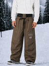 Men's Camden Punk Rivet Street Utility Cargo Snowboard Pants – Baggy Freestyle Fit