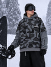 Men's Park Rider 2-in-1 Layered Freestyle Snow Hoodie with Contrast Sleeves