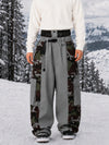 Men's Wild Motion Reflective Colorblock Extra Baggy Snow Pants