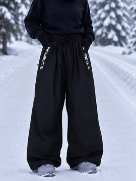 Women's Hyper Flux Graffiti Panel Side Zip Extra Baggy Snowboard Pants