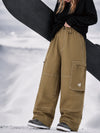 Women's Utility Wild Soul Crew Heavy Stitch Cargo Baggy Fit Snowboard Pants