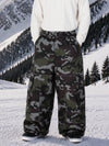 Men's Nightline Park Rider Reflective Trim Cargo Pockets Baggy Snow Pants