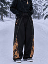 Women's Hyper Flux Jogger Baggy Snowboard Pants with Graffiti Panel & Reflective Line
