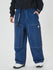 Men's Mountain Freerider Denim Cargo Pants Baggy Snowboard Pants