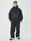 Men's Winter Bomber Baggy Snow Jacket with Swag Cargo Pockets Snowboard Pants